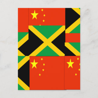 chinesisch-jamaikanisch postkarte