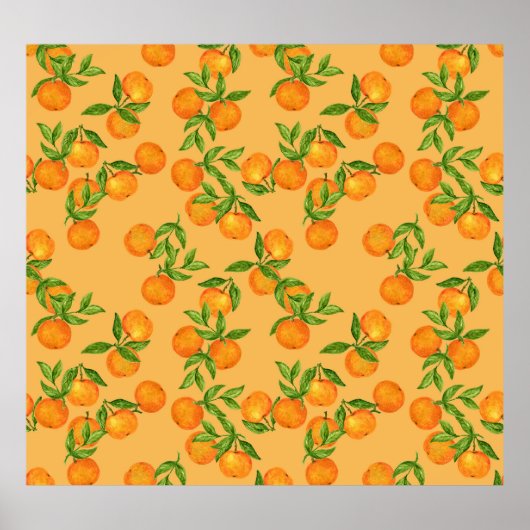 Chinesisch Japanisch inspiriert, Aquarellrückwand Poster (Vorne)