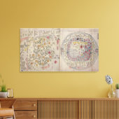 Chinesisch-Koreanische Weltkarte Leinwanddruck (Insitu (Wohnzimmer))