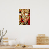 Chinesisch lacht Buddhas Poster (Küche)