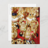 Chinesisch lacht Buddhas Postkarte (Vorne/Hinten)