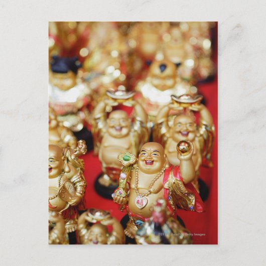 Chinesisch lacht Buddhas Postkarte (Vorderseite)