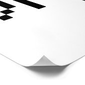 Chinesisch Loser / Diaosi 屌 丝 Hanzi MEMO Poster (Ecke)