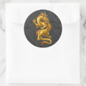 Chinesisch Lucky Gold Dragon Stickers (Tasche)