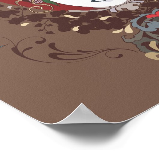 Chinesisch MAsk Poster (Ecke)