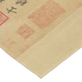 Chinesisch Ming Dynastie Bamboo Tinte Wash by Wang Kurzer Tischläufer (Ecke)