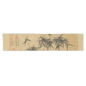 Chinesisch Ming Dynastie Bamboo Tinte Wash by Wang Kurzer Tischläufer (Horizontal)