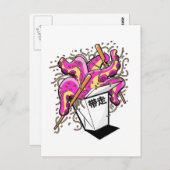 Chinesisch mitnehmen postkarte (Vorne/Hinten)