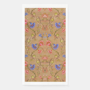Chinesisch Nanjing Imperial Red-Gold Brocade Serviette