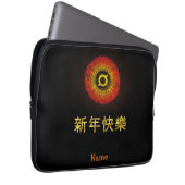 Chinesisch neu, wünscht jemandem alles Gute Laptopschutzhülle (Vorne Rechts)