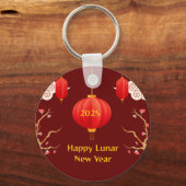 Chinesisch Neues Jahr 2025 Schlüsselanhänger (Vorderseite)