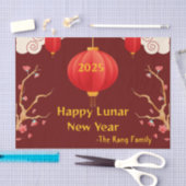 Chinesisch Neues Jahr 2025 Seidenpapier (Handwerk)