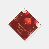 Chinesisch Neues Jahr 2025 Serviette (Ecke)