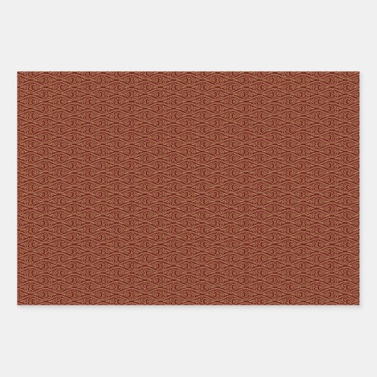 Chinesisch Neues Jahr Auspicious Clouds xiáng yún  Geschenkpapier Set (Vorderseite)