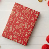 Chinesisch Neues Jahr des Feuerpferdes 2026 Geschenkpapier