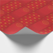 Chinesisch Neues Jahr Traditionelles Muster WP Geschenkpapier (Ecke)