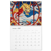 Chinesisch Neujahr Dragon Surreal Fantasy Art Kalender (Jan 2027)