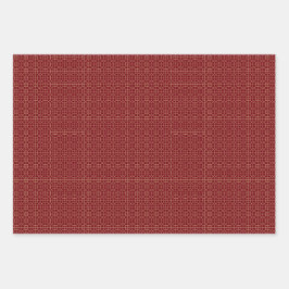 Chinesisch Neujahr Red Gold Golden Zodiac Asien Geschenkpapier Set