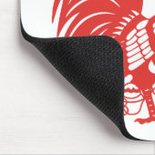 Chinesisch Papercut Rooster Year Zodiac Birthday M Mousepad (Ecke)