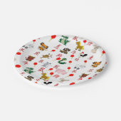 Chinesisch Pappteller (Schrägansicht)