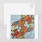 Chinesisch Phoenix Postkarte (Vorne/Hinten)