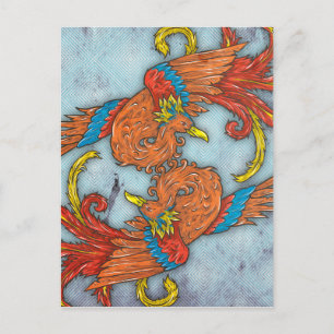 Chinesisch Phoenix Postkarte