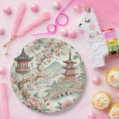 Chinesisch-rosa-Teller Pappteller (Party)