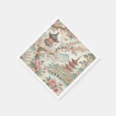 Chinesisch-rosafarbene Zunge Serviette (Ecke)