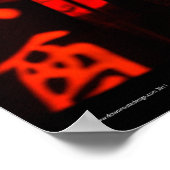 Chinesisch-Rote Lantern Poster (Ecke)