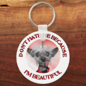 Chinesisch Schöpfer hasst mich nicht, weil ich sch Schlüsselanhänger (Vorderseite)