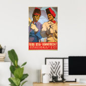 Chinesisch-Sowjetisches Freundschaftspropagandapla Poster (Heimbüro)