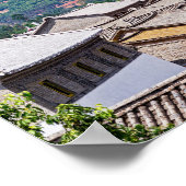 Chinesisch Traditionelle gepolsterte Dächer, Dali, Poster (Ecke)