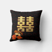 Chinesisch Traditionelle Hochzeit Niedlichen Paar  Kissen (Rückseite)