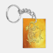 Chinesisch-Vietnamesisch Dragon Year Monogram AK Schlüsselanhänger (Vorderseite links)