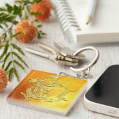 Chinesisch-Vietnamesisch Dragon Year Monogram AK Schlüsselanhänger (Vorderseite rechts)