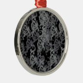 Chinesisch Ying Yang Dragon Ornament Aus Metall (Rechts)