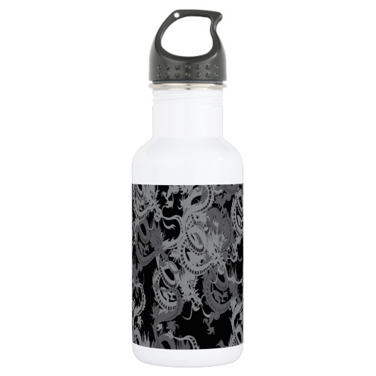 Chinesisch Ying Yang Dragon Trinkflasche (Vorderseite)