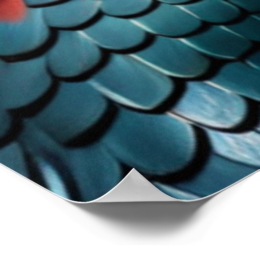 Chinesisch Zodiac Art Year of the Dragon Realistic Poster (Ecke)