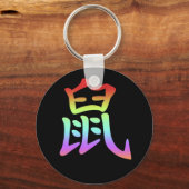 Chinesisch Zodiac - Rat Schlüsselanhänger (Vorderseite)
