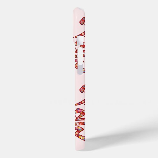 Chinesische Ai/Liebe Farbige Frühlingskalligraphie Case-Mate iPhone Hülle (Rückseite / Links)