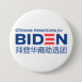 Chinesische Amerikaner für den 3"-Button (SP) Button (Vorderseite)