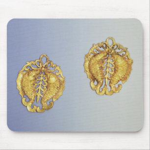 Chinesische Anhänger, Gold mit 17 Karat überzoge Mousepad