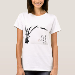 Chinesische antike Aquarellgemälde T-Shirt