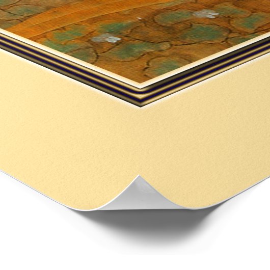 Chinesische Antike Malerei, Damen Poster (Ecke)