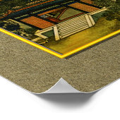 Chinesische Antike Malerei, Stadt Poster (Ecke)