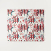 Chinesische Aquarellpagode mit Kirschblüten (8) Wandteppich (Vorderseite (Horizontal))