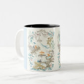 Chinesische Arabeske-Tasse Zweifarbige Tasse (Vorderseite Links)