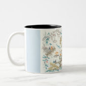 Chinesische Arabeske-Tasse Zweifarbige Tasse (Links)