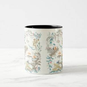 Chinesische Arabeske-Tasse Zweifarbige Tasse