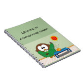 Chinesische Arzteule - Notizbuch Notizblock (Rechte Seite)